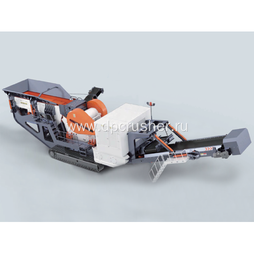 Гусеничная мобильная дробильная установка для крупного дробления